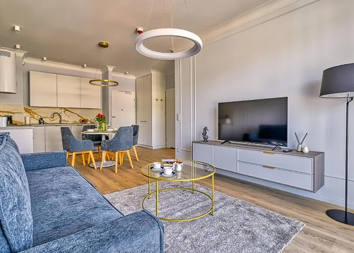 D308 Classik Z Basenem, Sauna, Jacuzzi, Przy Samej Plazy - 5d Apartment *